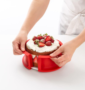 Lekue Siyah Silikon Kek Kalıbı - 22Cm