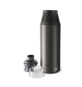 Alfi Bottle Endless Caviar Paslanmaz Çelik Şişe Mat Siyah ve Hardal 