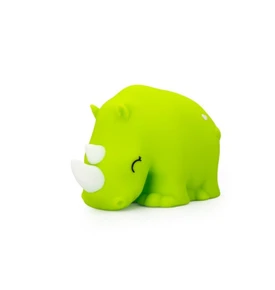 Dhink Rhino Scott Silikon Gece Lambası 11x7x16 cm Yeşil