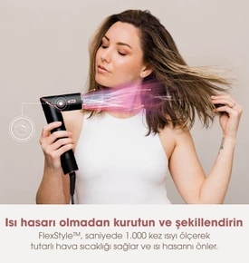 Shark FlexStyle 5-in-1 Air Saç Kurutma Ve Şekillendirme Sistemi+Saklama Kutusu - Siyah Gold