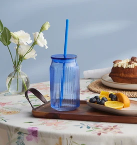 Karaca Container Verano Pipetli Bardak Kırmızı 500 ml