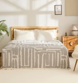 Kaşmir Home Mosy Çift Kişilik Jakar Müslin Pike Çağla
