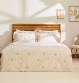 Kaşmir Home Levina %100 Pamuk Tek Kişilik Nevresim Takımı Mint