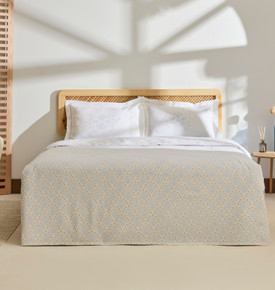 Kaşmir Home Daisy %100 Pamuk Çift Kişilik Pike Takımı Somon