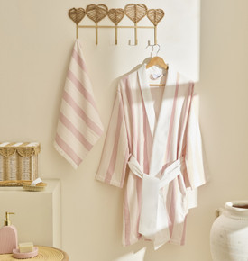 Kaşmir Home Helen Kimono Set Offwhite-Bej S-M
