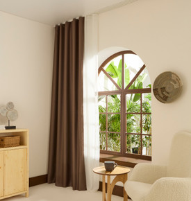 Kaşmir Home Bloom Dark Blackout Antrasit Perde 150x270 cm
