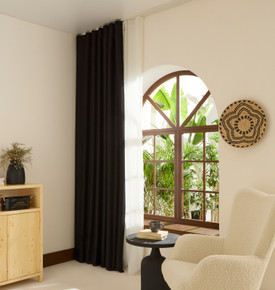 Kaşmir Home Harper Star Blackout Krem Perde 150x270 cm
