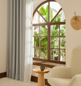 Kaşmir Home Harper Star Blackout Krem Perde 150x270 cm