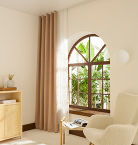 Kaşmir Home Holly Ada Fon Perde Açık Bej 150x270 cm