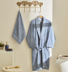 Kaşmir Home Maren Bornoz Set XL-XXL Gri