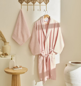 Kaşmir Home Maren Bornoz Set XL-XXL Gri