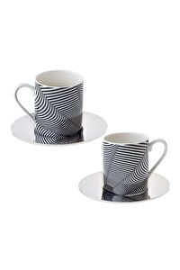 Jumbo X İstanbul Modern Seçkin Pirim-Derin 2 Kişilik Kahve Fincan Takımı 90 ml