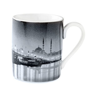 Jumbo X İstanbul Modern Othmar Pferschy,Galata Köprüsü’nde Gece Mug 375 ml