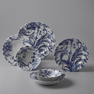 Jumbo New Leaf 24 Parça 6 Kişilik Yemek Takımı