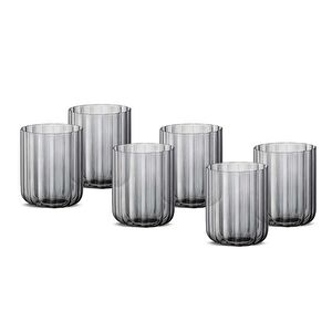 Jumbo Foggy Grey 6'lı Su Bardağı