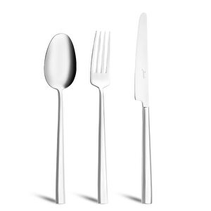 Jumbo 3404 18 Parça 6 Kişilik Yemek Çatal Kaşık Bıçak Takımı