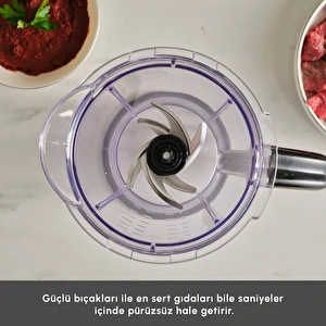 Karaca Multi XXL Doğrayıcı 1000w Cream 1.5 L görseli 7