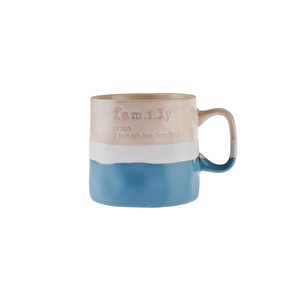Karaca Family Mavi Kupa 320 ml görseli 4