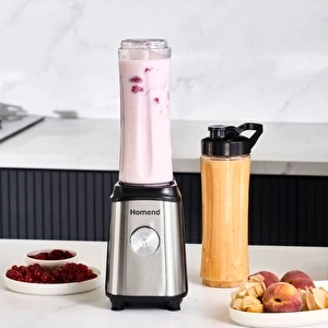 Homend Mixfresh 7010h Kişisel Smoothie Blender Inox 350W görseli 6