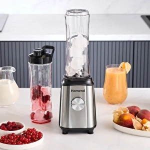 Homend Mixfresh 7010h Kişisel Smoothie Blender Inox 350W görseli 1