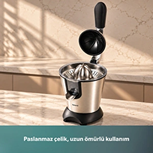 Homend Vitamillion 2603H Pro Elektrikli Çelik Narenciye ve Nar Sıkacağı görseli 5