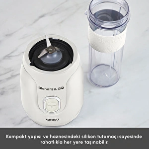 Karaca Blendfit Go Personal Kişisel Smoothie Blender Starlight görseli 6