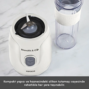 Karaca Blendfit Go Personal Kişisel Smoothie Blender Matte White görseli 6