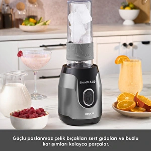 Karaca Blendfit Go Personal Kişisel Smoothie Blender Space Gray 600 ml görseli 7