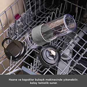 Karaca Blendfit Go Personal Kişisel Smoothie Blender Space Gray 600 ml görseli 9
