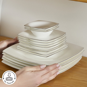 Karaca Fine Pearl Ragusa 26 Parça 6 Kişilik İnci Kahvaltı/Servis Takımı Platin görseli 6