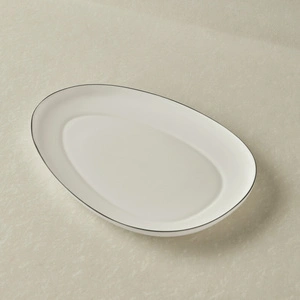Karaca Agata Opal Cam Kayık Tabak 33 Cm görseli 4