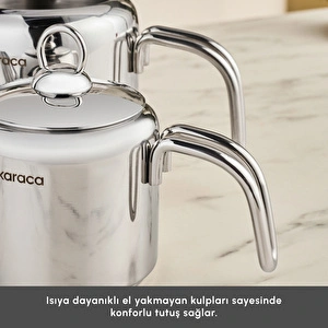 Karaca New Mani Midi Boy Çaydanlık Takımı görseli 7