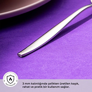 Emsan Reyhan Tekli Yemek Kaşığı 21 cm