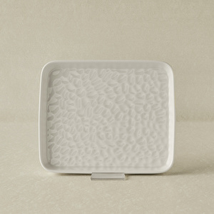 Karaca x Refika Bembeyaz Pasta Tabağı 19 cm görseli 3