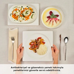 Karaca Red Carpet Collection Fine Pearl Extra Nish 62 Parça 12 Kişilik Yemek Takımı Gold görseli 4