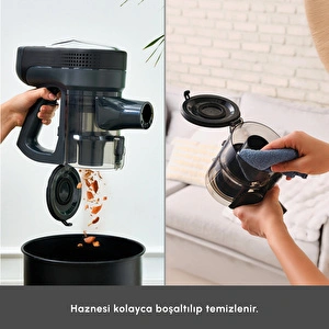 Karaca Vantuz Power Up Pro Dikey Süpürge Black Chrome görseli 9