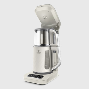 Karaca Çaysever Robotea Pro Quartz 4 in 1 Konuşan Çay Makinesi Creamy görseli 4