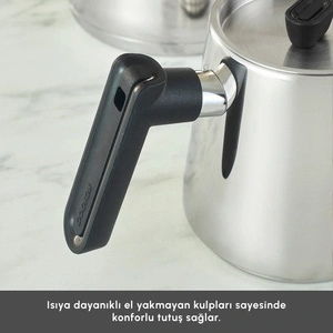 Karaca Ada İndüksiyon Tabanlı Çaydanlık Takımı Large görseli 6
