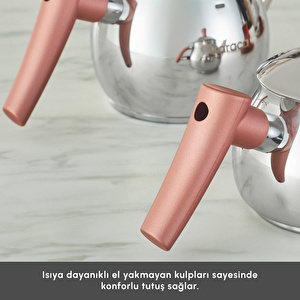 Karaca Frezya Mini Çaydanlık Takımı Rose görseli 7