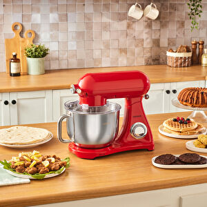 Karaca Powercast Chef Döküm Stand Mikser Red Mutfak Şefi 1800W 6,2 Lt  görseli 1
