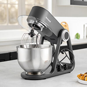 Homend Profashion 3023H Digital Ekran Döküm Hamur Yoğurma Makinesi Antrasit 1500W 5L