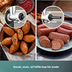 Homend Meatbox 3101H Paslanmaz Çelik Kıyma Makinesi görseli 6