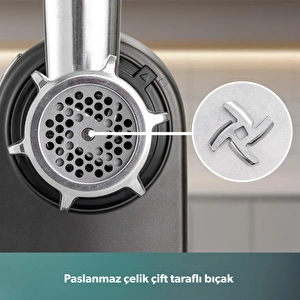 Homend Meatbox 3101H Paslanmaz Çelik Kıyma Makinesi görseli 8