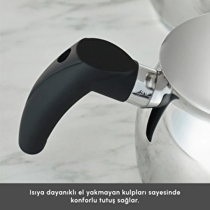 Karaca Alim İndüksiyon Tabanlı Midi Boy Çaydanlık görseli 5