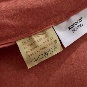 Karaca Home Motto Cotton Comfort Çift Kişilik Uyku Seti Mercan görseli 8