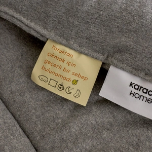 Karaca Home Motto Cotton Comfort Tek Kişilik Uyku Seti Gri