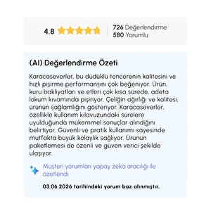 Karaca Quick And Safe İndüksiyon Tabanlı Düdüklü Tencere 7 Lt görseli 14