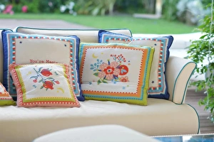 Baci Milano Mamma Mia Pomegranate Yastık Cotton 45x45 Cm görseli 3