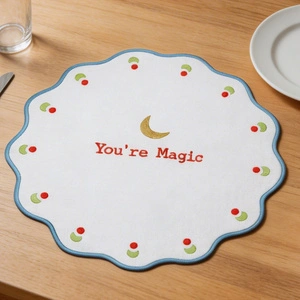 Baci Milano Mamma Mia You’re Magic İşlemeli Amerikan Servisi 40 cm Mavi görseli 2