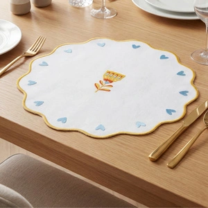 Baci Milano Mamma Mia Çiçek İşlemeli Amerikan Servisi 40 cm Sarı görseli 2
